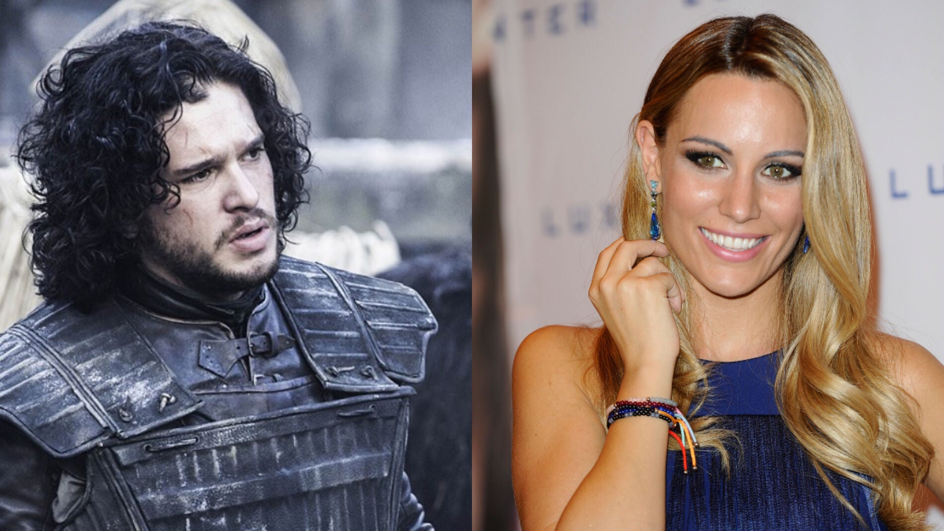 Edurne y Kit Harington, Jon Snow en 'Juego de Tronos' 