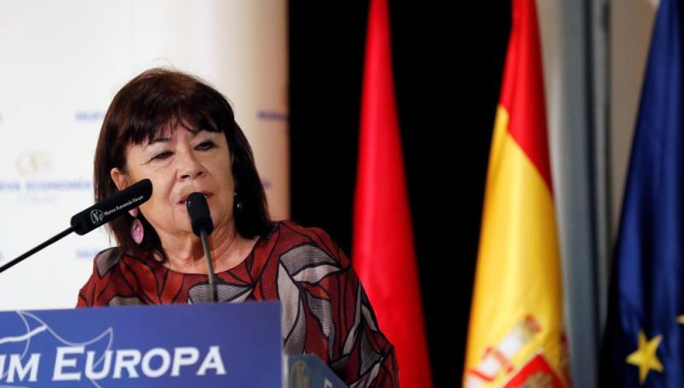 La presidenta del PSOE, Cristina Narbona