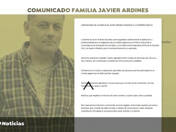 La carta de la familia de Javier Ardines, el concejal de IU asesinado: "Esperemos que paguen por el daño causado"