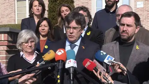 El expresidente de la Generalitat, Carles Puigdemont El expresidente de la Generalitat, Carles Puigdemont
