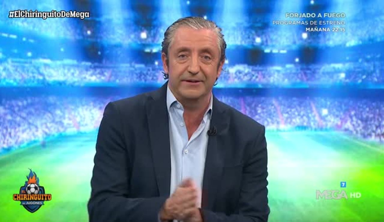 Josep Pedrerol presentando 'El chriringuito de Jugones'