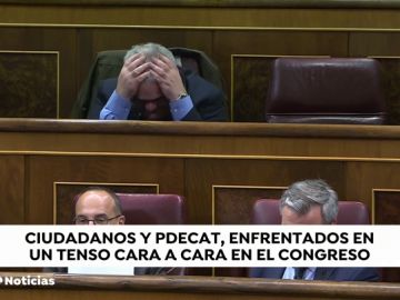 El diputado independentista Jordi Xuclá se enfrenta a Girauta El diputado independentista Jordi Xuclá se enfrenta a Girauta