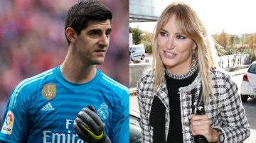 Alba Carrillo y Thibaut Courtois