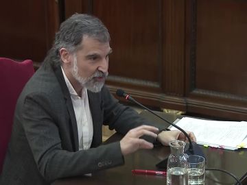 El líder de Òmnium Cultural, Jordi Cuixart, declara en el juicio del 'procés'