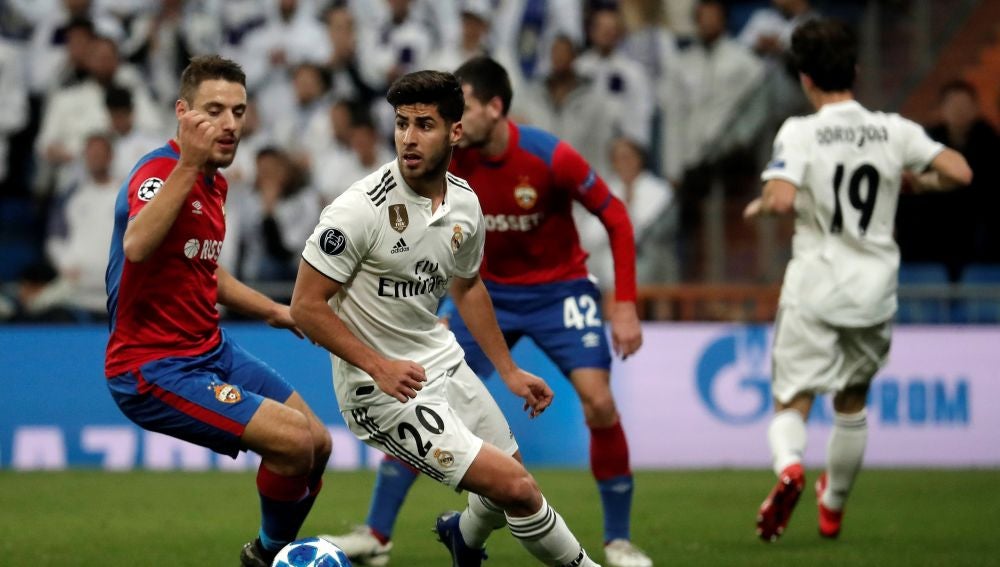 Marco Asensio, durante un partido