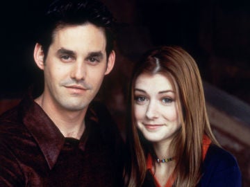 Nicholas Brendon y Alyson Hannigan en 'Buffy cazavampiros'