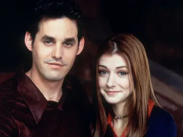 Nicholas Brendon y Alyson Hannigan en 'Buffy cazavampiros' Nicholas Brendon y Alyson Hannigan en 'Buffy cazavampiros'