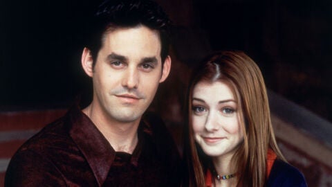 Nicholas Brendon y Alyson Hannigan en 'Buffy cazavampiros'