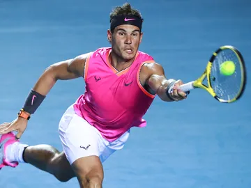 Rafa Nadal, en acción en México Rafa Nadal, en acción en México