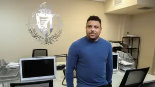 Ronaldo Nazario, presidente del Valladolid Ronaldo Nazario, presidente del Valladolid