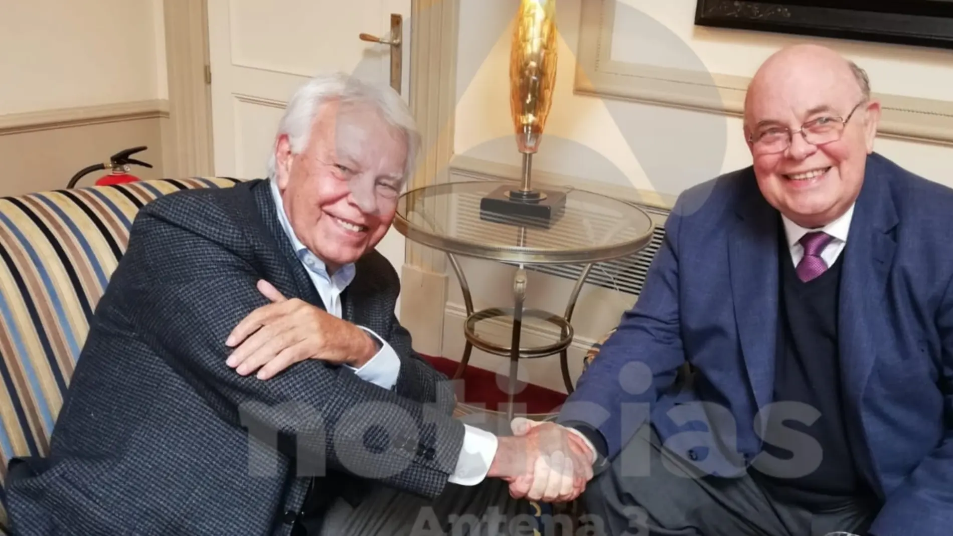 Felipe González y Antonio Ecarri Felipe González y Antonio Ecarri