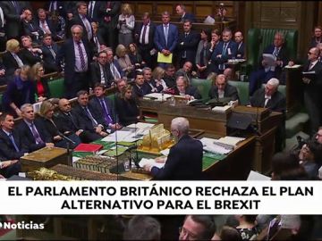 El parlamento británico rechaza el plan alternativo para el "Brexit" 