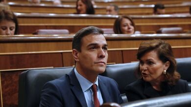 Sánchez llama a que el próximo Congreso sea un lugar para unir y no enfrentar en su última comparecencia 