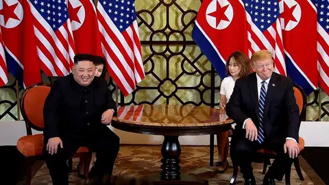 Kim Jong-Un y Donald Trump Kim Jong-Un y Donald Trump