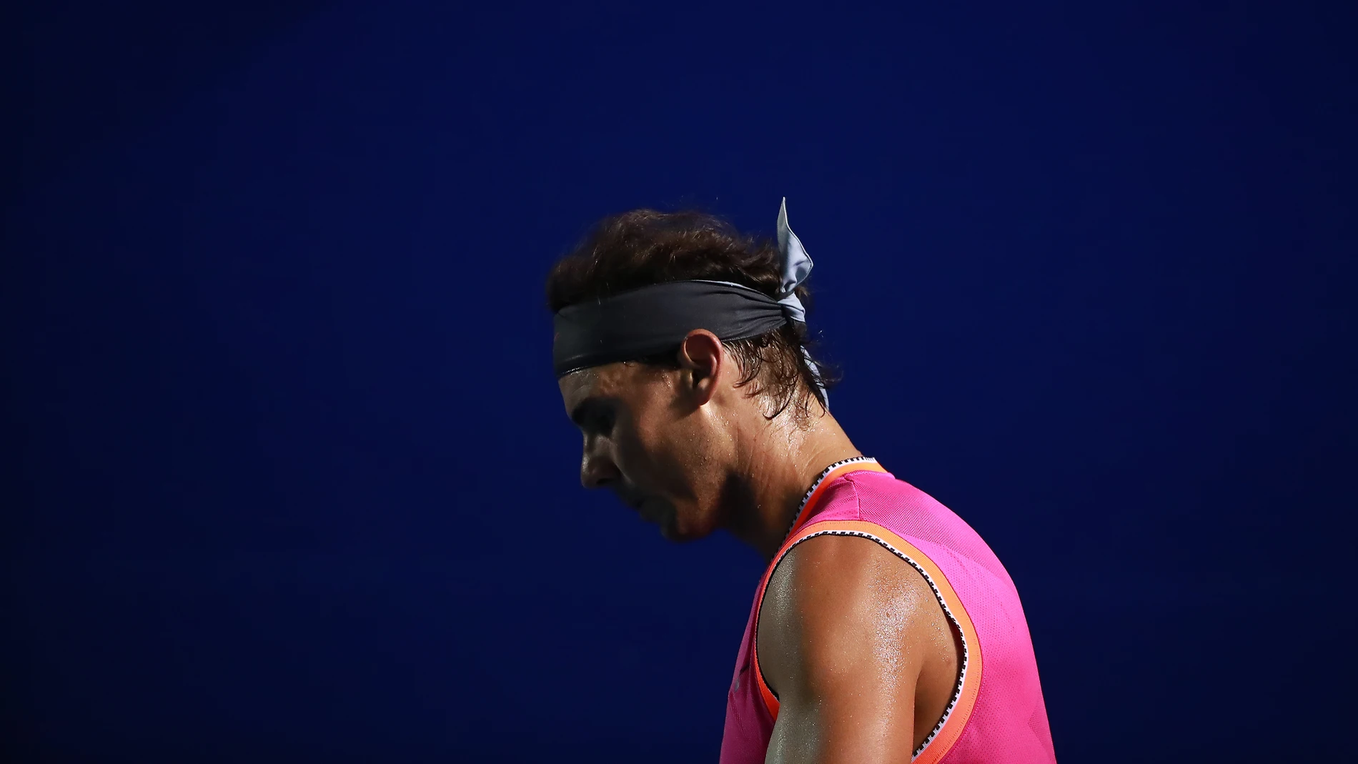 Rafa Nadal, durante el partido contra Kyrgios Rafa Nadal, durante el partido contra Kyrgios