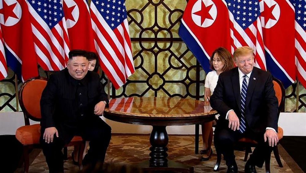 El líder norcoreano, Kim Jong-un y el presidente estadounidense, Donald Trump