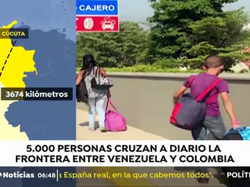 Cientos de venezolanos, atrapados en Cucutá por el cierre de fronteras Cientos de venezolanos, atrapados en Cucutá por el cierre de fronteras