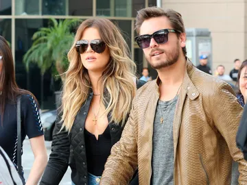 Khloé Kardashian y Scott Disick Khloé Kardashian y Scott Disick