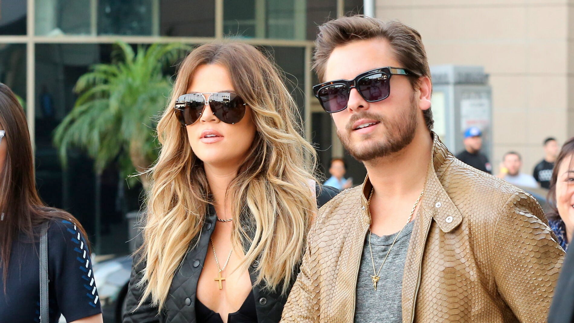 Khlo&eacute; Kardashian y Scott Disick