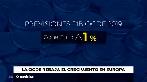 La OCDE rebaja el crecimiento de los países de la zona euro; España crece más que la media La OCDE rebaja el crecimiento de los países de la zona euro; España crece más que la media
