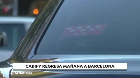 Cabify volverá a operar en Barcelona este jueves Cabify volverá a operar en Barcelona este jueves