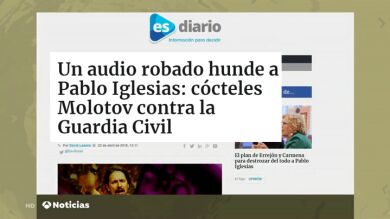 Iglesias, sobre el uso de los cócteles molotov, entre las 'fake news' que encontramos en las redes sociales 