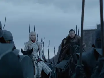 Daenerys y Jon en 'Juego de Tronos' Daenerys y Jon en 'Juego de Tronos'