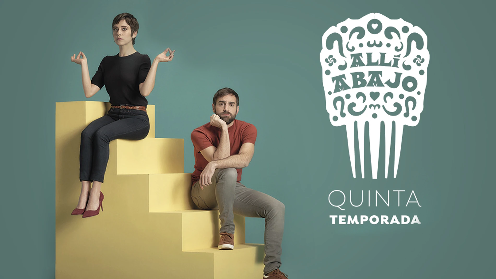 Cartel oficial de la quinta temporada de ‘Allí Abajo’