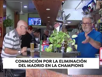 Conmoción por la eliminación del Madrid en la Champions Conmoción por la eliminación del Madrid en la Champions