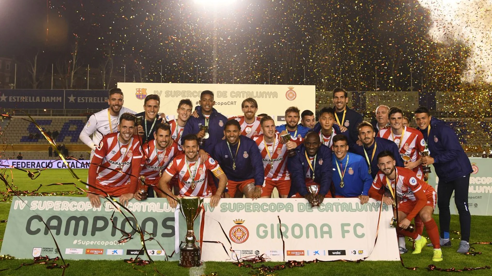El Girona, campeón de la Supercopa de Cataluña 2019 El Girona, campeón de la Supercopa de Cataluña 2019