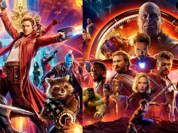 'Guardianes de la Galaxia' y 'Vengadores: Endgame' 'Guardianes de la Galaxia' y 'Vengadores: Endgame'