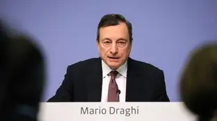 El ex presidente del BCE, Mario Draghi El ex presidente del BCE, Mario Draghi