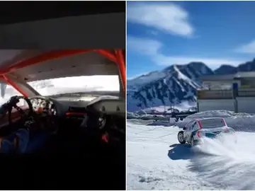 Fernando Alonso conduce sobre la nieve con los G-Series Fernando Alonso conduce sobre la nieve con los G-Series