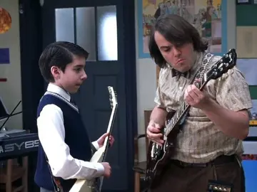 Joey Gaydos Jr. y Jack Black en 'School of Rock' Joey Gaydos Jr. y Jack Black en 'School of Rock'
