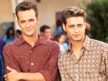 Luke Perry y Jason Priestley en 'Sensación de Vivir' Luke Perry y Jason Priestley en 'Sensación de Vivir'