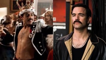 Rami Malek y Aaron McCusker en 'Bohemian Rhapsody'