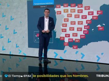 Vuelve la estabilidad en la mayor parte del país, y se esperan lluvias débiles en el oeste peninsular Vuelve la estabilidad en la mayor parte del país, y se esperan lluvias débiles en el oeste peninsular