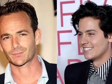 Luke Perry y Cole Sprouse Luke Perry y Cole Sprouse