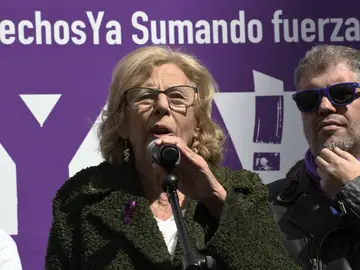 La alcaldesa de Madrid, Manuela Carmena La alcaldesa de Madrid, Manuela Carmena