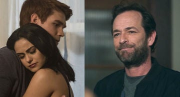 KJ Apa, Camila Mendes y Luke Perry en 'Riverdale'