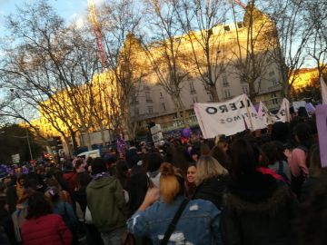Manifestación en Madrid del 8M