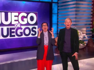 Silvia Abril hace reír a Ellen DeGeneres recreando sus pruebas favoritas de 'Juego de juegos' Silvia Abril hace reír a Ellen DeGeneres recreando sus pruebas favoritas de 'Juego de juegos'