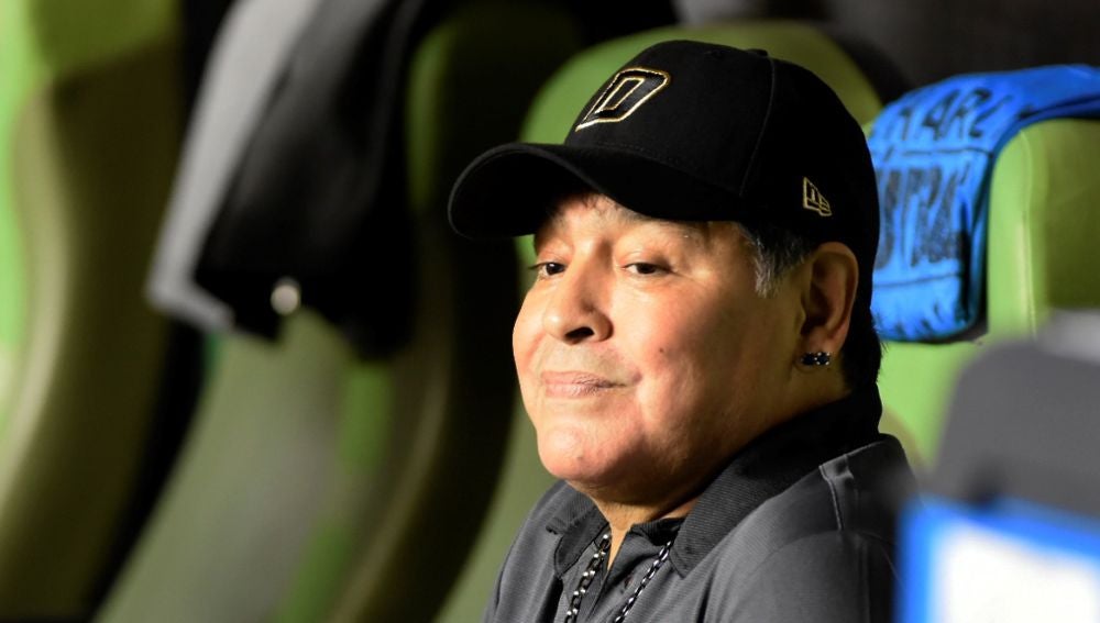 Diego Armando Maradona, durante un partido