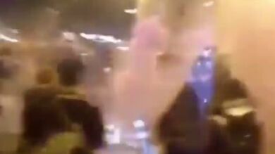 Cargas policiales en la manifestación del 8 de marzo en Manresa