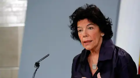 La ministra portavoz del Gobierno, Isabel Celaá La ministra portavoz del Gobierno, Isabel Celaá