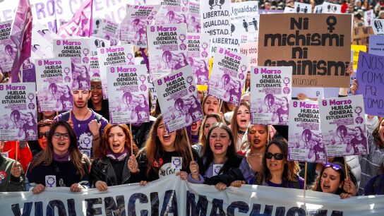 Concentraci&oacute;n del Sindicato de Estudiantes en la Puerta del Sol en el 8M