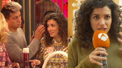 Carol Rovira en el rodaje de 'La fiesta del amor': 