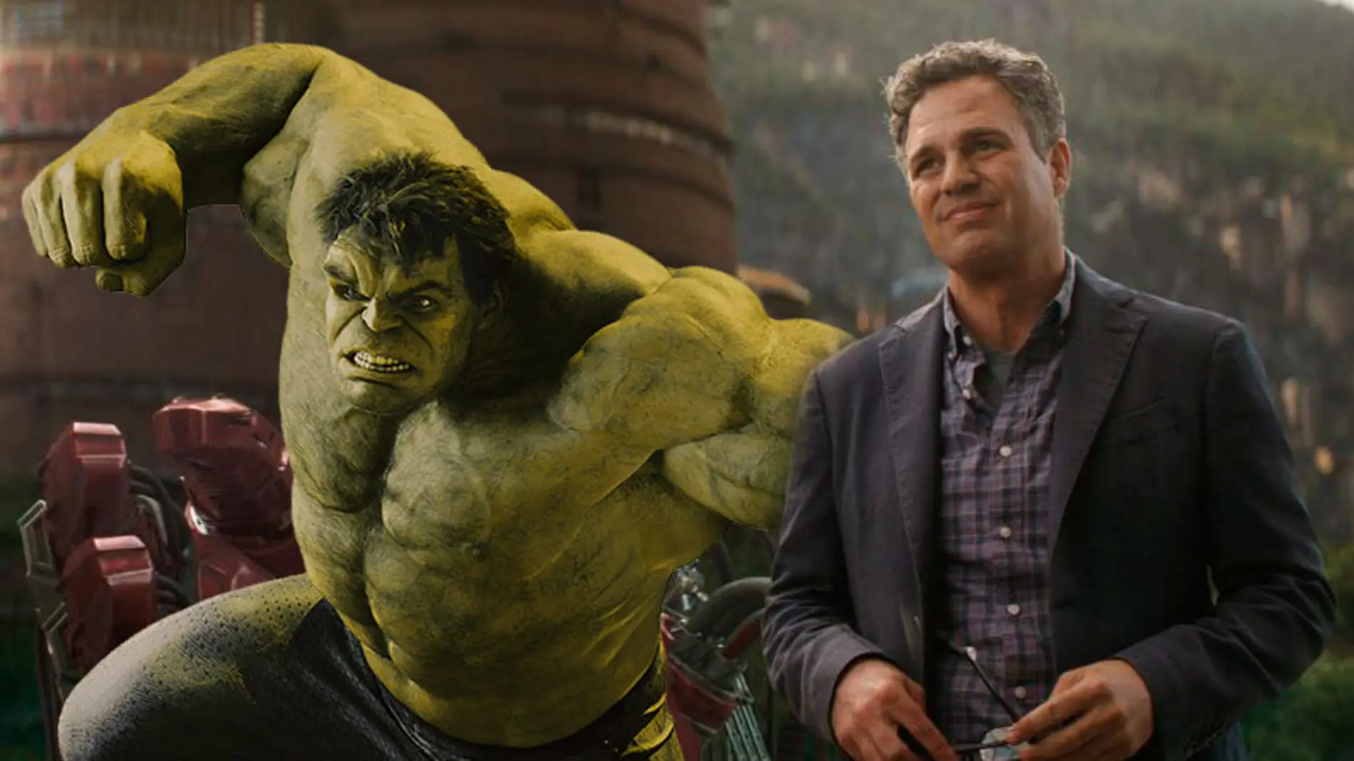 Hulk y Bruce Banner en 'Vengadores: Infinity War'