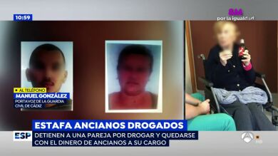 Así actuaba la pareja detenida por supuestamente drogar y quedarse con el dinero de ancianos a su cargo