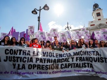 Huelga feminista en Madrid